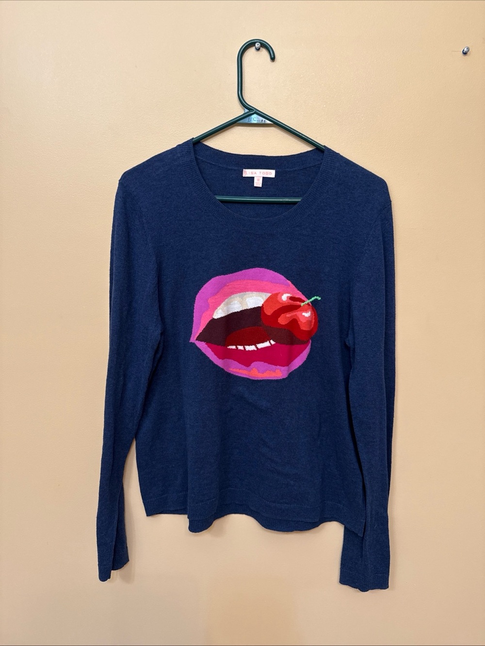 Lisa Todd Blue Crewneck Sweater